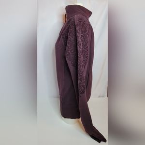 Lululemon Floral flock pullover.